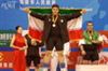 تصویر نخستین قهرمانی ایران در وزنه برداری جهان